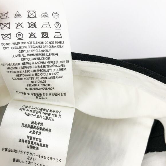 Burberry Mens Wool Pleated Dress Pants EU 52 US 36 Black Classic Trouser - Picture 9 of 11